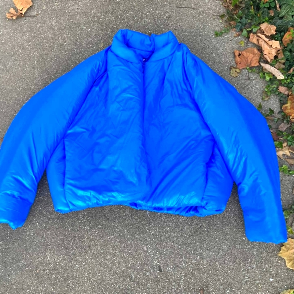 YEEZY X GAP round blue jacket! SiZe:Medium